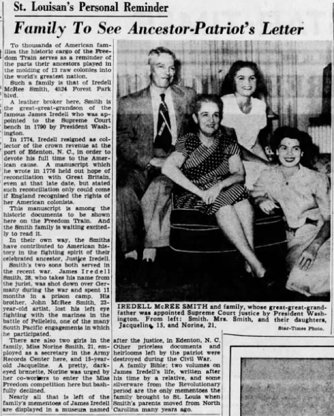 Smith Family to See Ancestor Patriot’s Letter